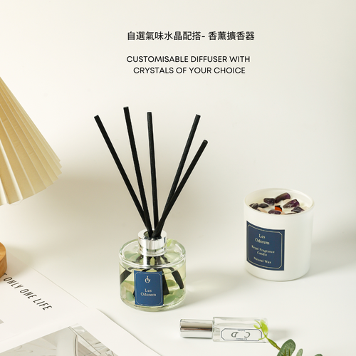 自選氣味水晶配搭- 香薰擴香器 Crystal Diffuser 100ml | lesodorem.com