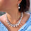 Thumbnail: Jade Lion Pearl and CZ Necklace Earrings Set - Ivory White