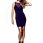 Thumbnail: Lipsy Purple Gold Studded Pencil Dress - JD01957