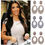 Thumbnail: Kim Kardashian Style Oval hoop Earrings
