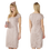 Thumbnail: Monsoon Nude Floral Lace Pencil Dress - LUCCA
