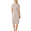 Thumbnail: Monsoon Nude Floral Lace Pencil Dress - LUCCA