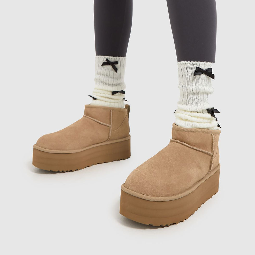 Thumbnail: UGG Australia Women's Classic Ultra Mini Platform Boot in Sand