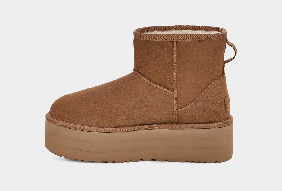 Thumbnail: UGG Australia Women's Classic Mini Platform Boot in Chestnut