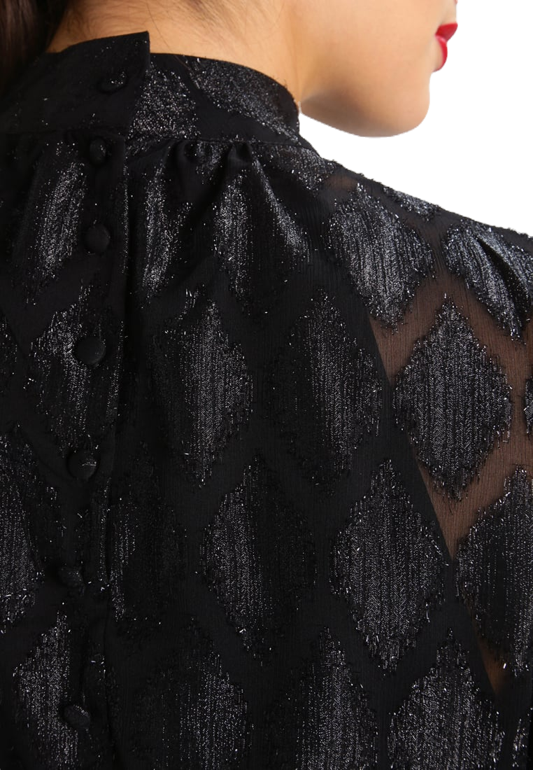 Thumbnail: Karen Millen Black Jacquard Dress - DZ135