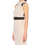 Thumbnail: Karen Millen Ivory & Black Colourblock Dress - DZ179