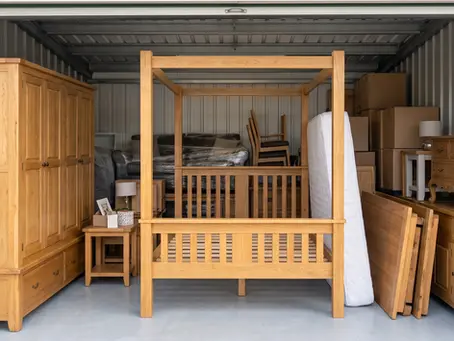 storage of furniture costs based on the size of a unit and the amount needed to be stored