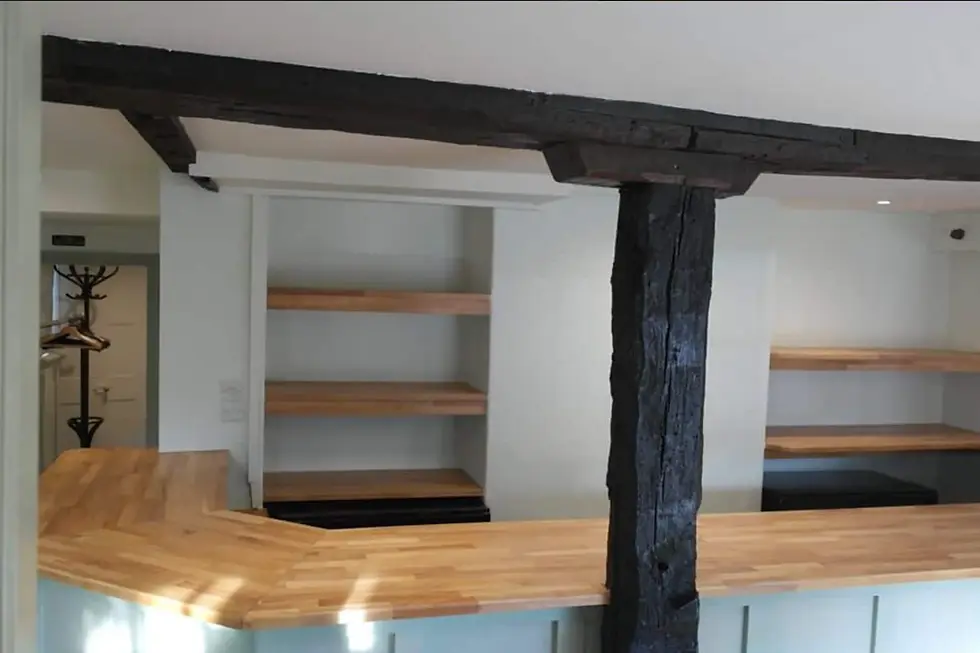 useable storage space in a commercial fit out