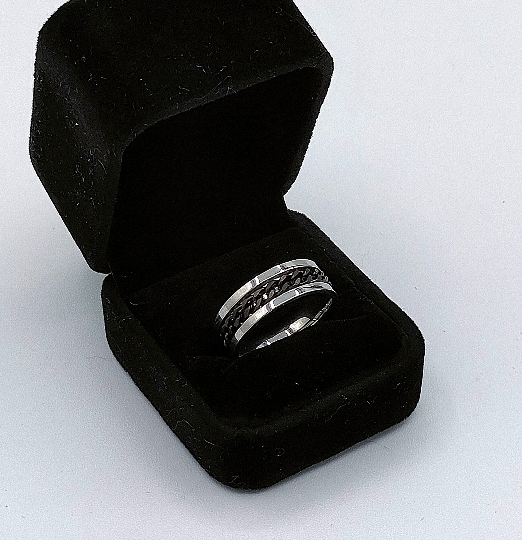 Bague Chaine noire