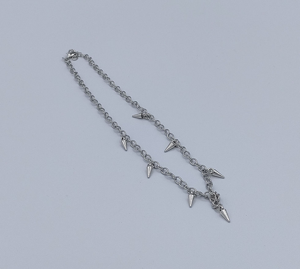 Miniature : Collier pics gothique punk