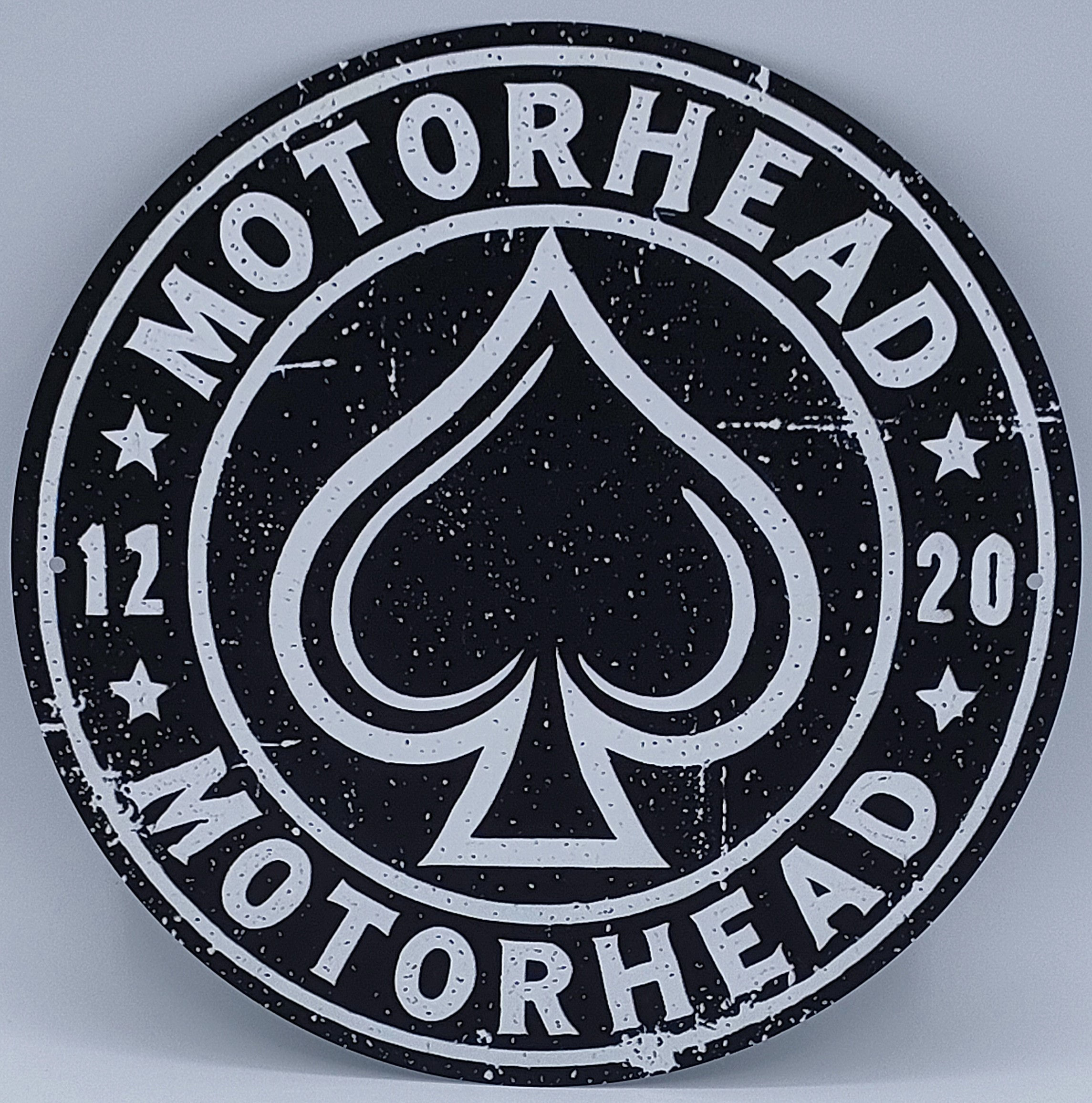Plaque en métal ronde Motorhead
