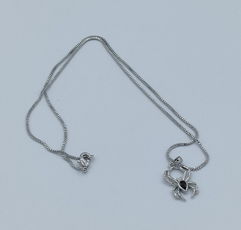 Miniature : Collier araignée