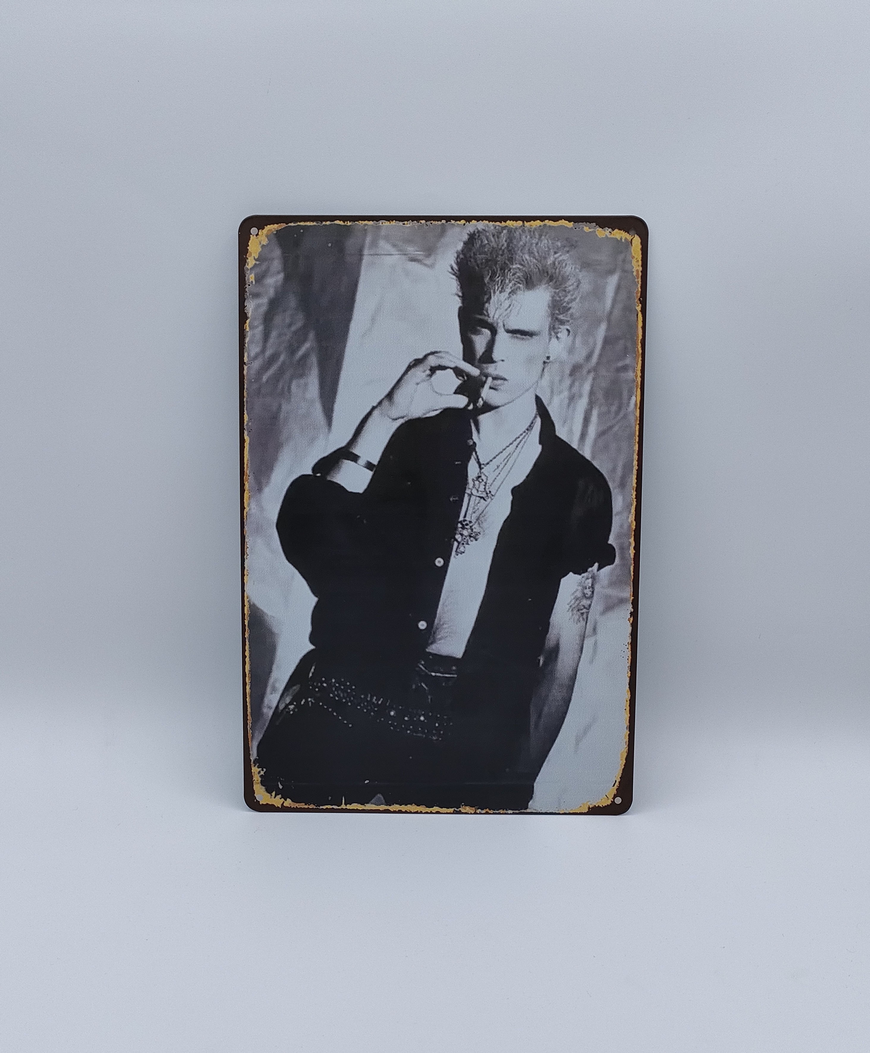 Plaque en métal Billy Idol