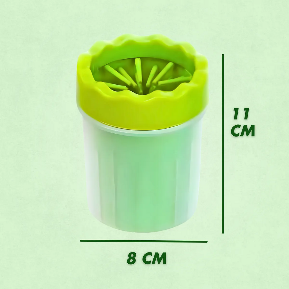 Miniatura: Limpador de Pata de Cachorros Portátil Verde
