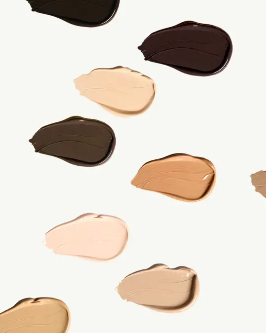 co.8 cosmetics over 432 skin shades and skin tones showing swatches.webp