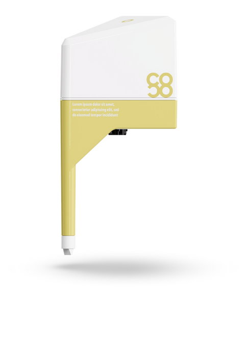 Yellow oxide color cartridge.