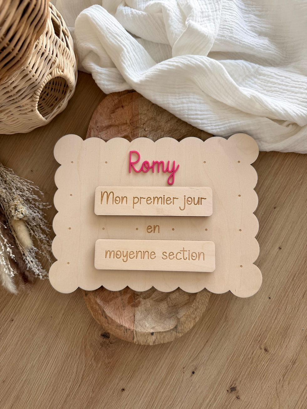 Miniature : Pancarte de rentrée - Petit beurre
