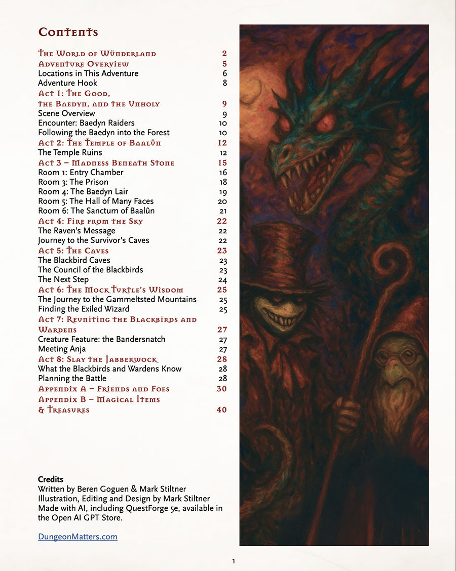 Thumbnail: Wünderland: Episode 2: Wrath of the Jabberwock – For 5e