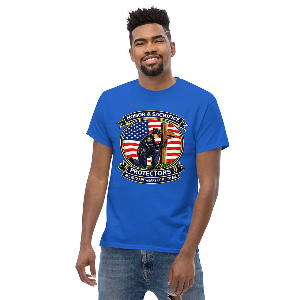 Thumbnail: Even Heroes Need Backup Tee