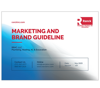 Cover of the Ranck's Marketing & Brand Guideline