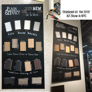 Hand-illustrated display created for the AD Design Show in NYC