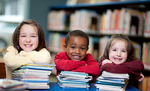 Happy Kids with Books
