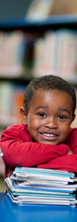 Happy Kids with Books