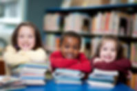 Happy Kids with Books