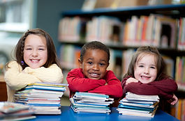 Happy Kids with Books