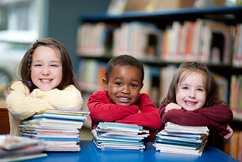 Happy Kids with Books