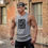Thumbnail: Brand Gyms Clothing Mens Bodybuilding Hooded Tank Top Cotton Sleeveless Vest Swe