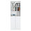 Thumbnail: Bookcase Dual-Door Benzoni, Office, White