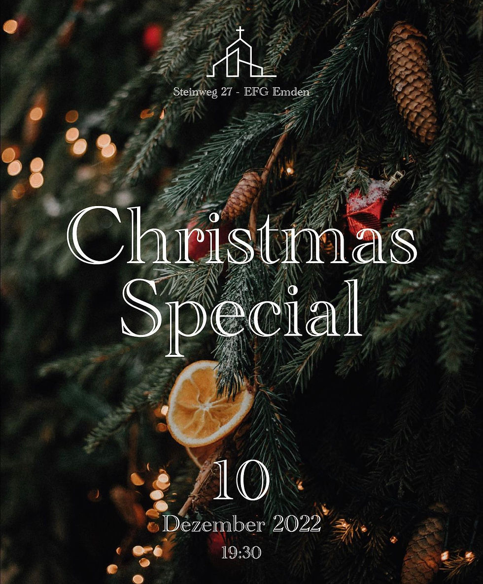 homecoming Jugendgottesdienst I Christmas special