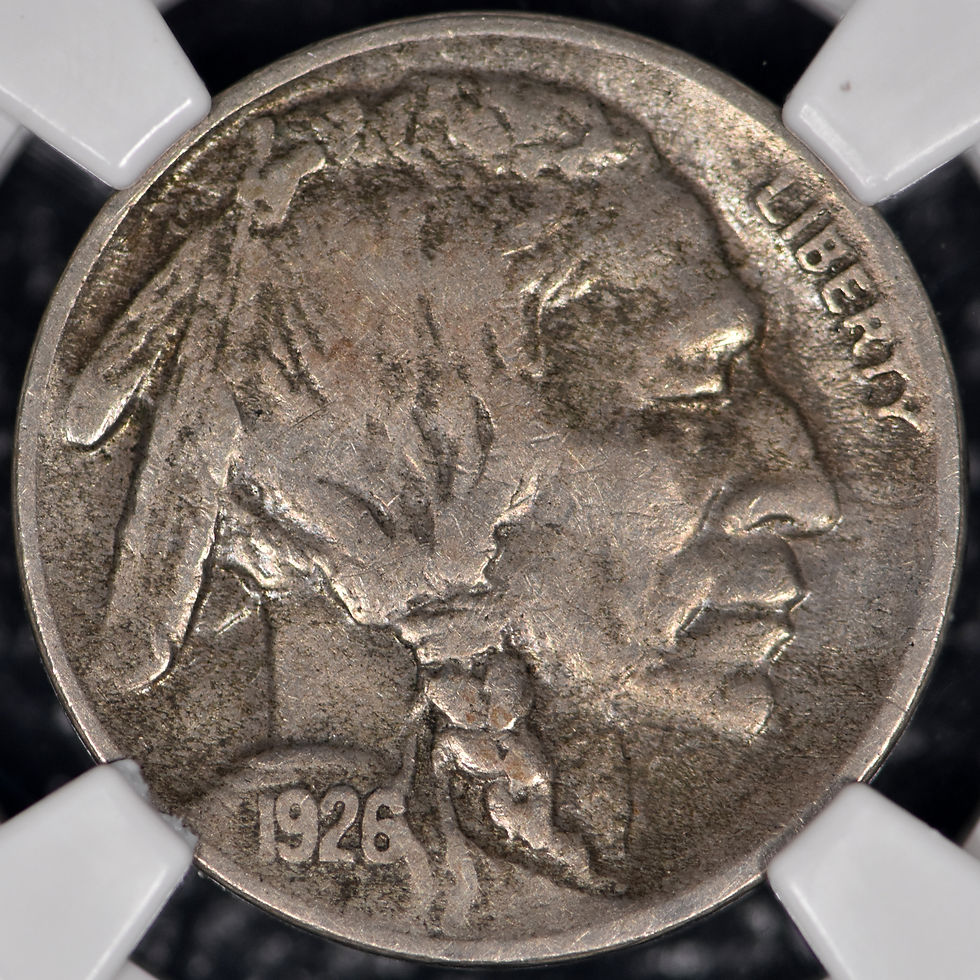 Thumbnail: 1926-S Buffalo Nickel 5c NGC XF40 - Original Coin!