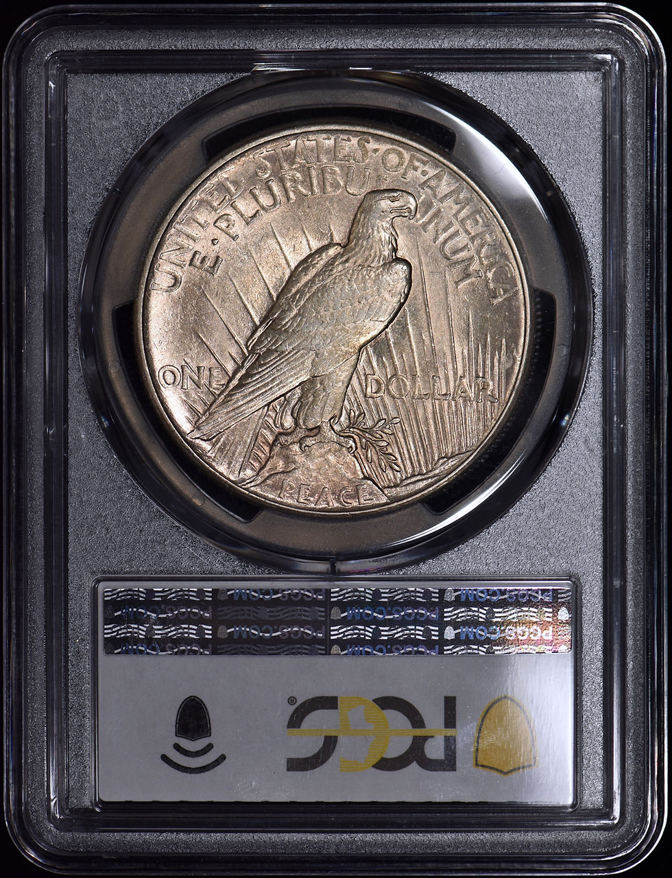 Thumbnail: 1921 High Relief Peace Silver Dollar $1 PCGS AU58 - Very PQ!