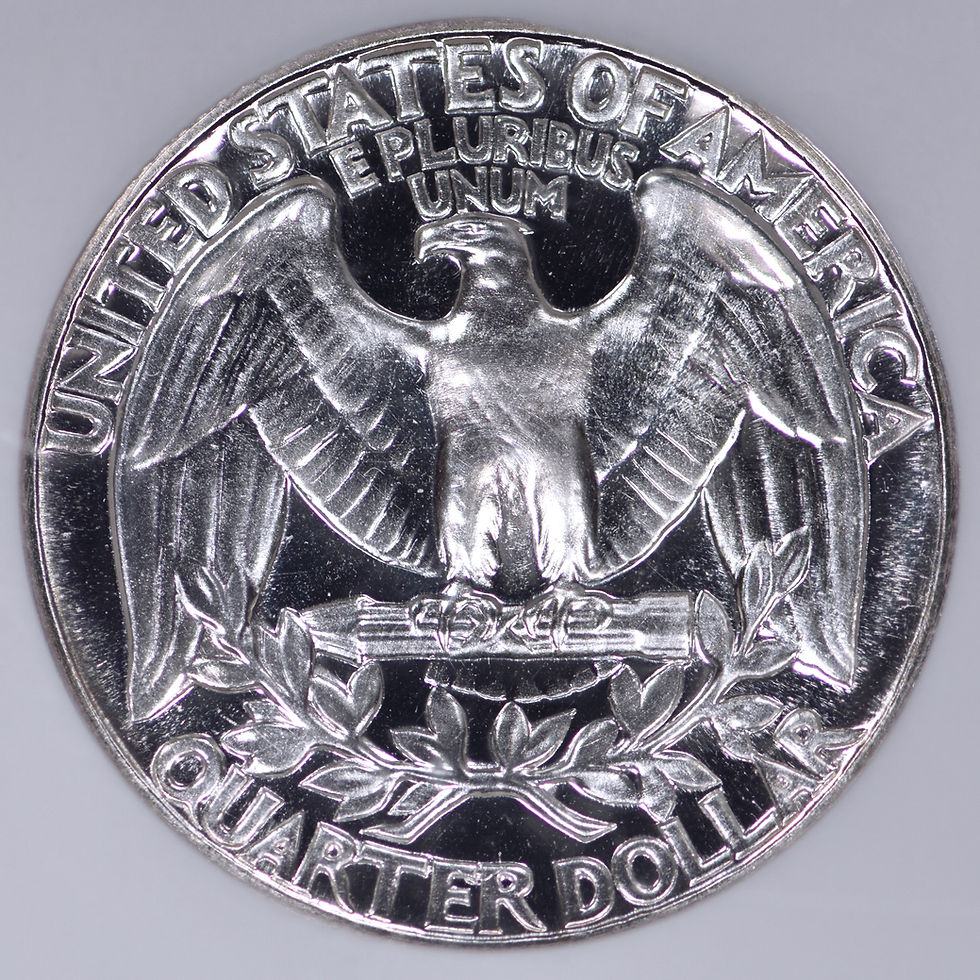 Thumbnail: 1950 Proof Washington Quarter 25c NGC PF67 (PR67) 100% White / Spotless!