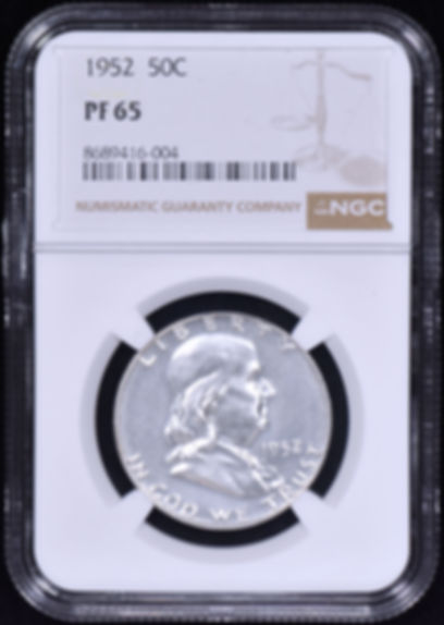 1952 Proof Franklin Half Dollar 50c NGC PF 65 (PR65)