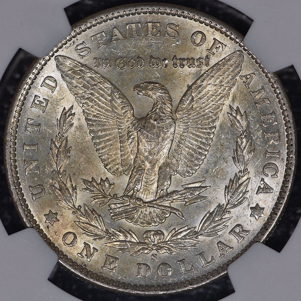 Thumbnail: 1900-S Morgan Silver Dollar $1 NGC AU55 - Strong Luster!