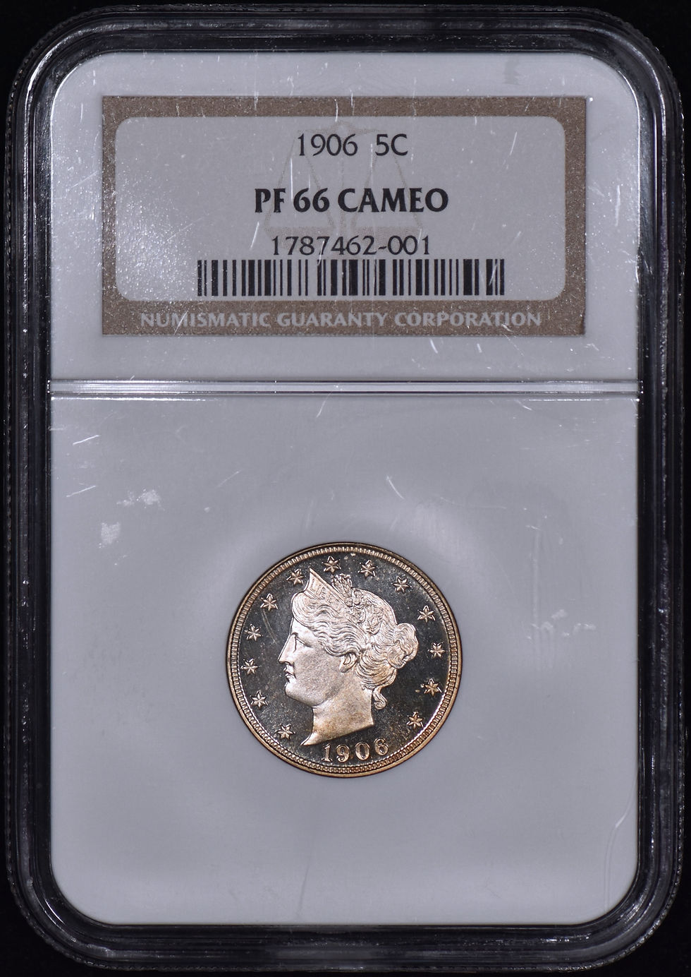 Thumbnail: 1906 Proof Liberty Head V Nickel NGC PF66 CAMEO (PR66CAM) Great Eye-Appeal!