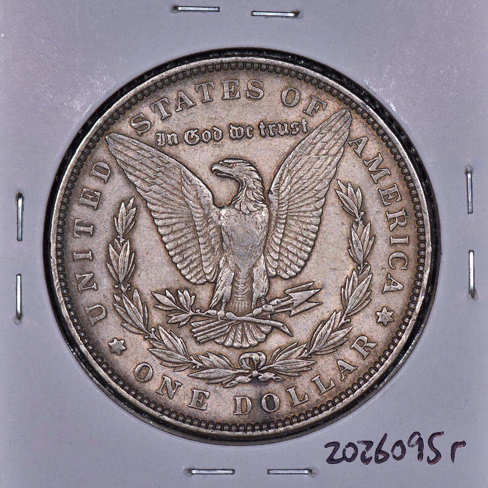 Thumbnail: 1892 Morgan Silver Dollar $1 - Almost Uncirculated - Original AU