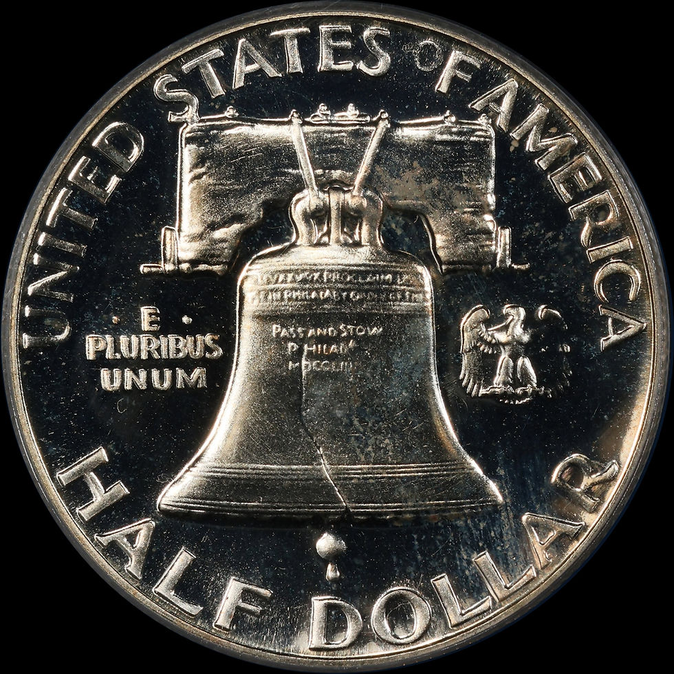 Thumbnail: 1952 Proof Franklin Half Dollar 50c PCGS PR67 (OGH)