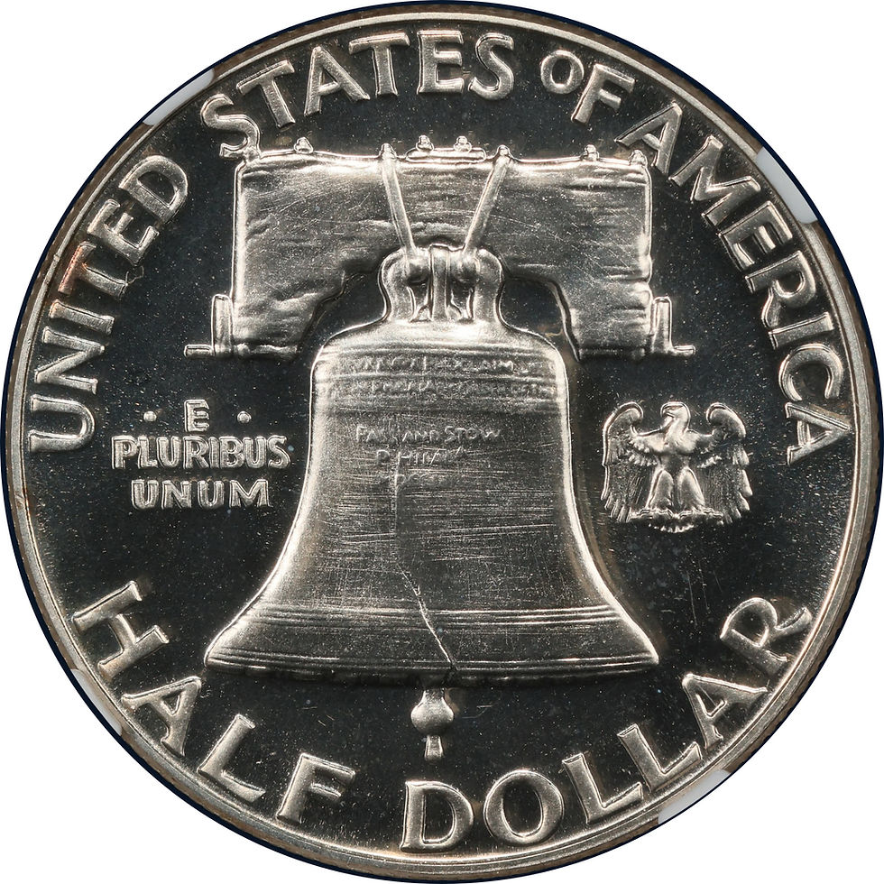 Thumbnail: 1953 Proof Franklin Half Dollar 50c NGC PF 68 (PR68) - Spotless Coin!