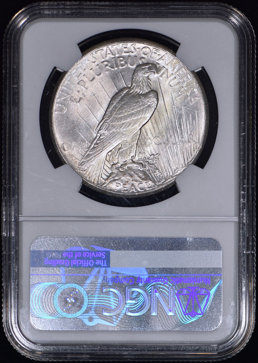 Thumbnail: 1927 Peace Silver Dollar $1 NGC MS64+ White & Lustrous!