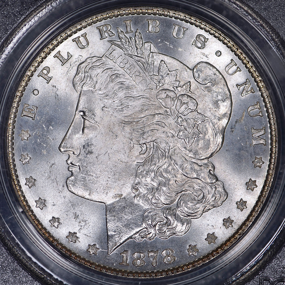 Thumbnail: 1878 8TF Morgan Silver Dollar $1 PCGS MS64 CAC (OGH)
