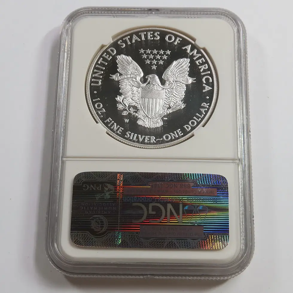Thumbnail: 2011 American Silver Eagle 25t Anniversary 5-Coin Set NGC 70 Early Release