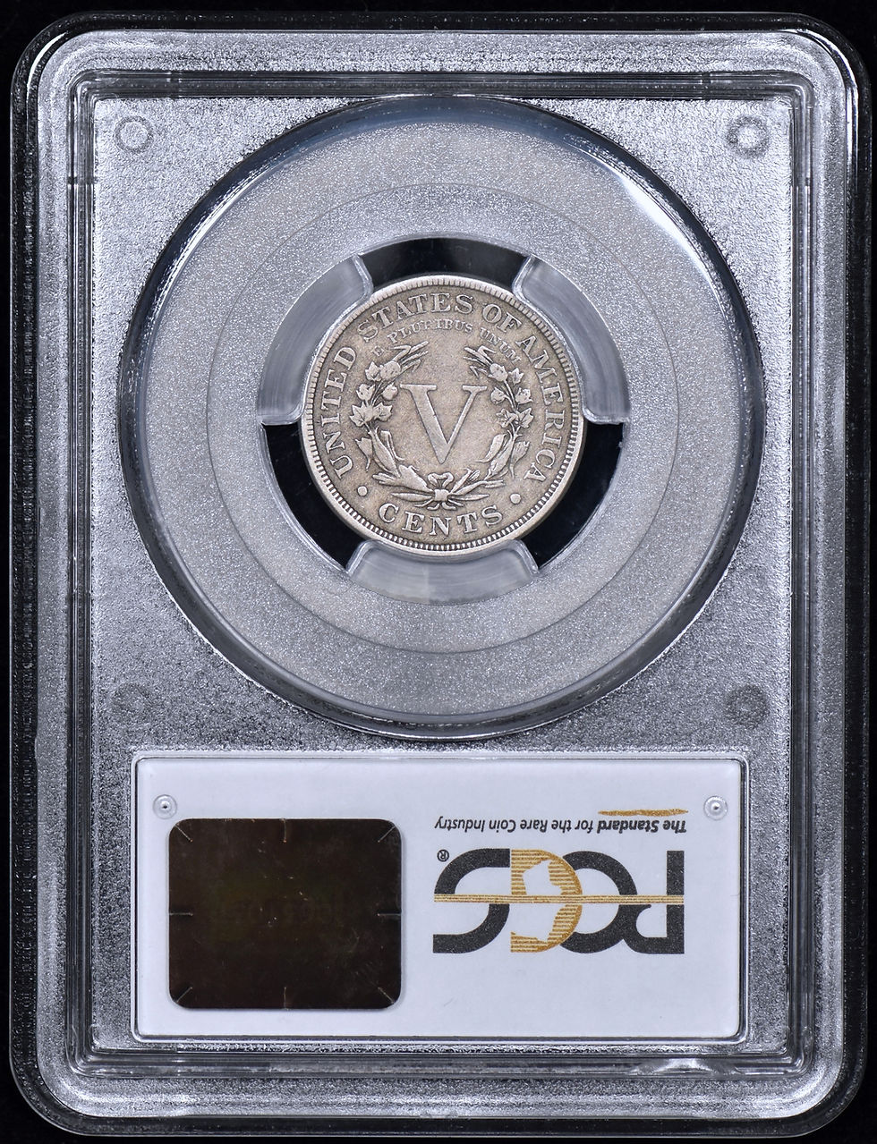 Thumbnail: 1885 Liberty Head V Nickel 5c PCGS F15 CAC - Tough Date!