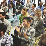 Engaged participants attending an Itsinu leadership development workshop session