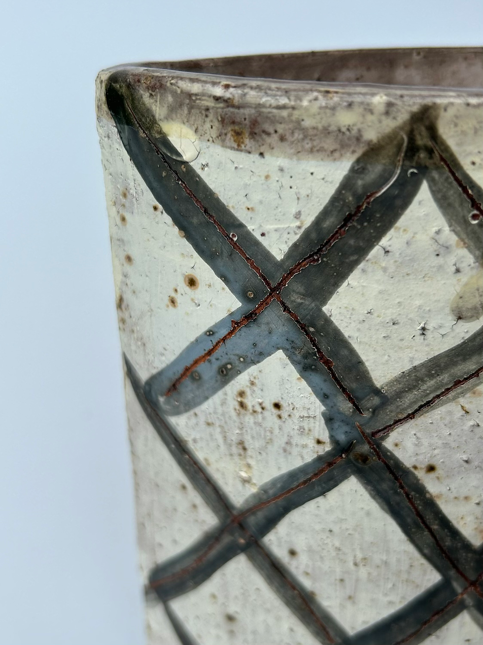 Thumbnail: Black/White X’s Vase 