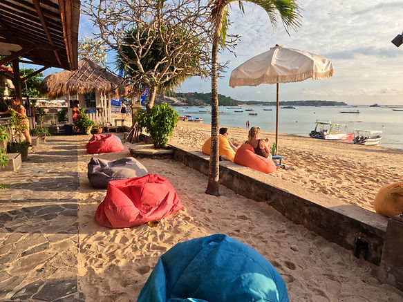 Beach front view from your room
