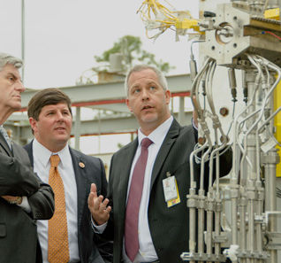 SPACEX CUTS RIBBON ON ROCKET ENGINE TESTING PROGRAM